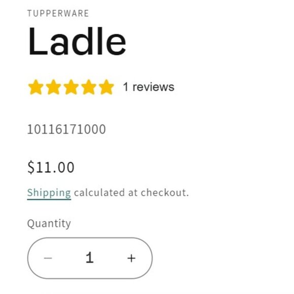 Tupperware Ladle Kitchen Tools Scoop Spoon Ladle Soft Grip handle Lightweight - Picture 2 of 12